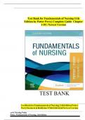 TEST BANK for Fundamentals of Nursing 11TH Edition by Potter Perry PDF