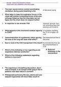 BIO 669 - EXAM 3 PULMONARY & RENAL QUESTIONS AND ANSWERS/ UPDATED GUIDE 100% CORRECT