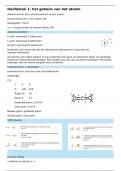 Samenvatting alle examenstof Scheikunde vwo 6 