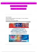 Test Bank - Understanding Anatomy and Physiology, Thompson, 3rd Edition (Thompson, 2020), Chapter 1 - 25 | All Chapters