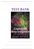 TEST BANK FOR COGNITIVE NEUROSCIENCE THE BIOLOGY OF THE MIND FIFTH EDITION BY MICHAEL GAZZANIGA, RICHARD B IVRY ALL CHAPTERS COMPLETE GUIDE.