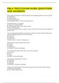 FBLA TESTS EXAM GUIDE QUESTIONS AND ANSWERS