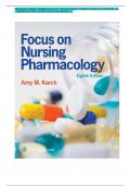 TEST BANK: NURSING PHARMACOLOGY 8TH EDITION KARCH COMPLETE GUIDE ALL CHAPTERS 1-59. (VERIFIED SOLUTION LATEST UPDATE 2025 GRADED A+)