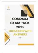 COM2603 EXAM PACK 2025 - QUESTION WITH ANSWERS