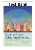 Test Bank for Community and Public Health Nursing Tenth edition,North American Edition by Cherie Rector (Author), ALL CHAPTERS COVERED GRADED A+ 