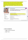 COMPREHENSIVE CASE STUDY WEEK #8 (CLASS 6550)55 YEAR-OLD-FEMALE REASON FOR ENCOUNTER;ACUTE CONFUSION LOCATION;EMERGENCY ROOM WITH FULL IMAGING AND LABORATORY CAPABILITIES.LATEST CASE 2025