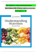 TEST BANK for Understanding Nutrition	  All Chapters 1 - 20