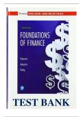 Test Bank for Foundations of Finance by Keown (Author) (QUESTIONS AND MULTIPLE CHOICES) (ALL CHAPTERS COVERED) (GRADED A+)