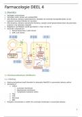 Samenvatting deel 4 farmacologie