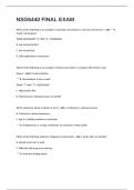 NSG6440 FINAL EXAM. 90 questions and answers 