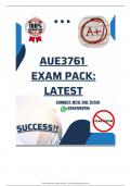 AUE3761 EXAM PACK 2025 {LATEST}