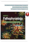 TEST BANK For Porth's Pathophysiology Concepts of Altered Health States 11th Edition by Tommie L. Norris, Verified Chapters 1 - 52, Complete Newest Version