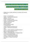 OPENSTAX MICROBIOLOGY TEST BANK OpenStax Microbiology THIS TEST BANK COVERS ALL CHAPTERS 1-26 OF THE BOOK