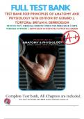 Test Bank for Principles of Anatomy and Physiology 16th Edition by Gerard J. Tortora and  Bryan H. Derrickson isbn-978-1119662792 All Chapters Latest verified edition