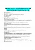 BIO 669 Quiz 1 Latest 2025 Questions and Answers GUARANTEED GRADE A+