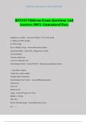 BSN315 Midterm Exam Questions And Answers 100% Guaranteed Pass.