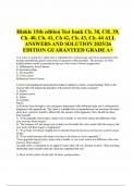 Hinkle 15th edition Test bank Ch. 38, CH. 39, Ch. 40, Ch. 41, Ch 42, Ch. 43, Ch. 44 ALL ANSWERS AND SOLUTION 2025/26 EDITION GUARANTEED GRADE A+