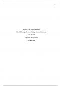 Week 5 – Case Study (Munchiez) GSL 652 Strategic Decision-Making: Business Leadership GSL-642-02N University of Charleston