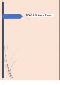 TEAS 6 Science Exam Questions with  100% Correct Answers | Graded A+ Muscles involved in inhalation and do they expand or contract? - Intercostals and diaphragm contract Part of brain that monitors CO2 to regulate breathing - Medulla oblongata Two main fu