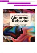 TEST BANK FOR UNDERSTANDING ABNORMAL BEHAVIOR, 12TH EDITION BYSUE/ ALL CHAPTERS 1 - 17