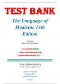 Test Bank for The Language Of Medicine 13th Edition by Chabner, 9780443107795 (All Chapter 1-22)