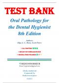 Test Bank for Oral Pathology for the Dental Hygienist 8th Edition by Ibsen, 9780323764032 (Covering Chapters 1-10)