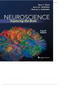 Test Bank For Neuroscience: Exploring The Brain, 4th Edition, Bear