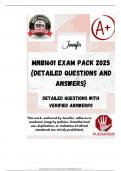 MNB1601 EXAM PACK 2025 {DETAILED QUESTIONS AND ANSWERS}