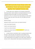 HESI Mid Curricular Exam Study Guide with All Predictor Terms and Answers Bundled together New Updated Version 2025