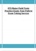 ETS Major Field Tests Practice Exam: Your Path to Exam Taking Success