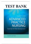 ADVANCED PRACTICE NURSING: ESSENTIALS FOR ROLE DEVELOPMENT 4TH EDITION BY LUCILLE A. JOEL RN, PHD, FAAN | ALL 30 CHAPTERS COVERED | WITH RATIONALES | COMPLETE GUIDE ISBN-13: 978-0-8036-6044-1