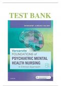 Test Bank for Varcarolis' Foundations of Psychiatric-Mental Health Nursing: A Clinical Approach 8th Edition by Margaret Jordan Halter  (Complete Guide) (All Chapters Covered) (Graded A+) 