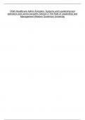 D545 Healthcare Admin Evolution, Systems and Leadership test questions and correct answers Section 3 The Role of Leadership and Management Western Governors University