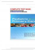 Test Bank for Pediatric Primary Care, 6th Edition by Dawn Lee Garzon Maaks, Catherine E. Burns , Ardys M. Dunn, Margaret All Chapters| ISBN:9780323243384| Complete Guide A+