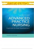 TEST BANK FOR Advanced Practice Nursing Essentials for Role Development 4th Edition by Lucille A Joel 2023 | All Chapters A+ 9780803660441 with questions and answers.