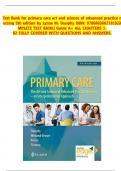 Test Bank for primary care art and science of advanced practice nursing 5th edition by Lynne M. Dunphy ISBN: 9780803667181|COMPLETE TEST BANK| Guide A+ with questions and answers.