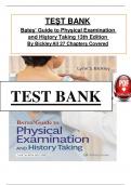 Test Bank - Bates’ Guide to Physical Examination and History Taking 13th Edition (Bickley), Chapter 1 - 27 > Download as a PDF <