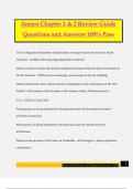 Amsco Chapter 1 & 2 Review Guide Questions and Answers 100% Pass