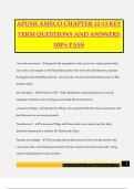 APUSH AMSCO CHAPTER 12-13 KEY TERM QUESTIONS AND ANSWERS 100% PASS