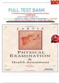                         FULL TEST BANK For Physical Examination and Health Assessment Fifth 5th Edition by Carolyn Jarvis   Latest Update Graded A+     