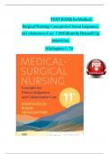 TEST BANK FOR MEDICAL SURGICAL NURSING 11TH EDITION IGNATAVICIUS