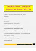 COMD 5070 exam 1 study guide Questions and Answers 100% Pass