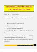 COMD 5070 EXAM 2 QUESTIONS AND ANSWERS 100% PASS