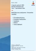 NCOI geslaagde moduleopdracht Bedrijfskunde 2025 - Specialisatie Sales - Fase 1 - Integrale opdracht - Analyseer een bedrijfsproces - Cijfer 8 + oefentoets