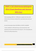 PREP U CH. 65electroencephalogram (EEG) Exam Questions and Answers 100% Pass