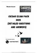 CIC2601 EXAM PACK 2025  {DETAILED QUESTIONS AND ANSWERS}