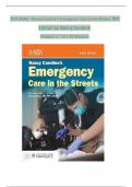 Nancy Caroline's Emergency Care in the Streets Essentials Package 9th Edition TEST BANK