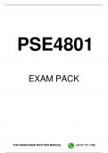 PSE4801 EXAM PACK 2025