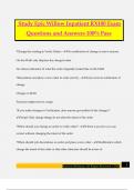 Study Epic Willow Inpatient RX100 Exam Questions and Answers 100% Pass