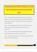 Introduction to FBLA (Objective Test) Part 2 Questions and Answers 100% Pass